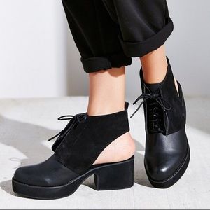 Shelly’s London Cut Out Lace Up Bootie
